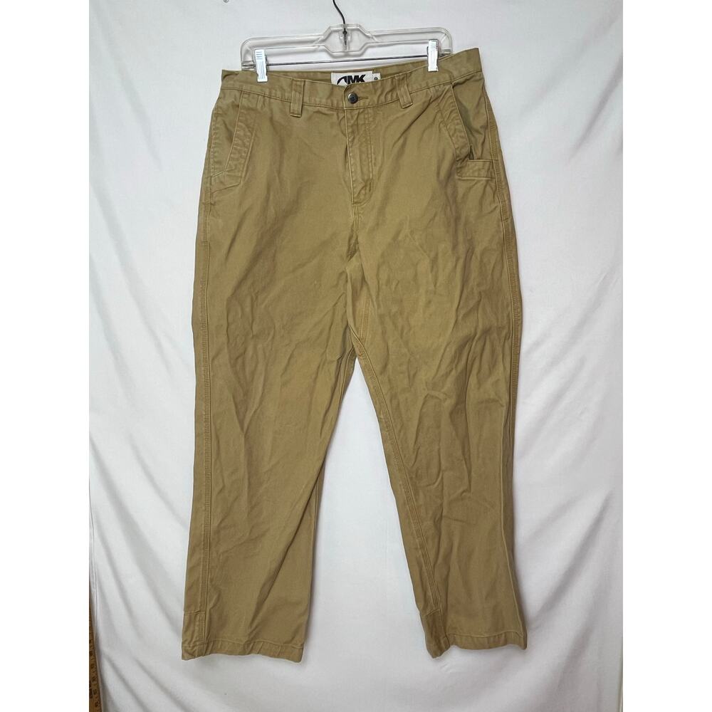 Mountain Khakis Men's Size 36x32 Tan Relaxed Fit Canvas Workwear Hiking Pants